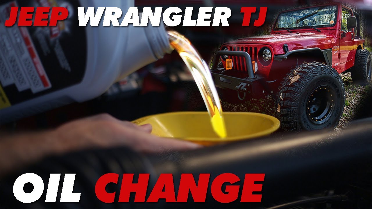 Jeep Wrangler TJ Oil Change - YouTube