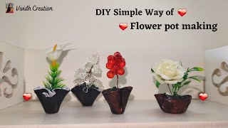 DIY Simple Way of Flower Pot Making