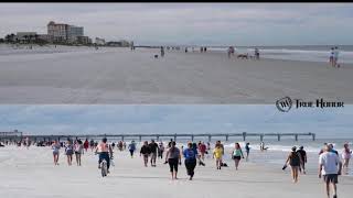Jacksonville Beach Florida during Corona Virus