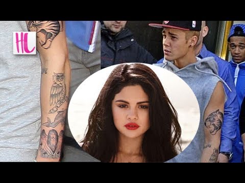 Justin Bieber Gets A Tattoo Of Selena Gomez