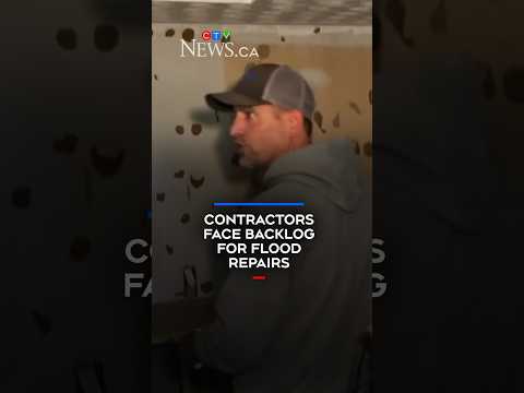 Flood repairs delayed by massive contractor backlog