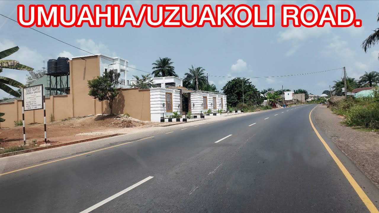 UMUAHIA/UZUAKOLI ROAD || HEADING TO UBANI MARKET IN IBEKU.   #umuahia #abiastate #aba #alexotti #4k