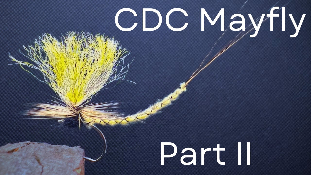 Fly Tying Tutorial - CDC Mayfly Detached Body - Part 2 - YouTube