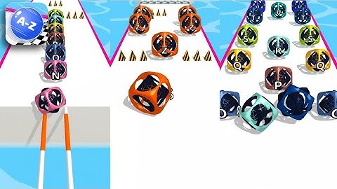 AZ Run - 2048 ABC Runner Gameplay All Level Walkthrough ios, Android Mobile Update Level 58 to 60