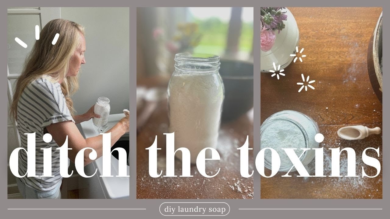 DIY Natural Laundry Detergent | Easy Recipe with 3 Ingredients!