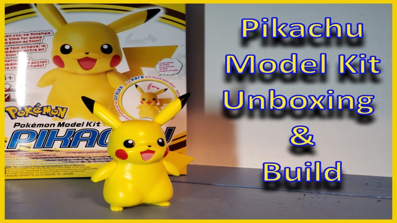 Pokémon Pikachu Model Kit by Bandai - Unboxing & Build 