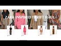 ZARA INSPIRED SPRING THRIFT HAUL | $1 &amp; HALF OFF GOODWILL ITEMS