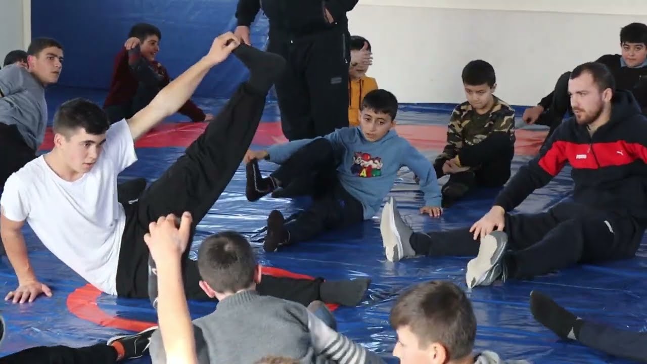 Ağsu rayonu Gəgəli kəndində yeni açılmış Güləş İdman klubu | 15.02.2024