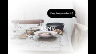 ASMR wife | Bangunin Kamu Sahur!! | Roleplay suara cewek