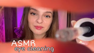 ASMR Eye Cleaning👀💧The Best Visual Trigger 