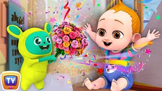 Confetti Sneezes Balloon Pops The Baby Toy Show With Baby Taku Minisode Chuchutv Cartoon Videos