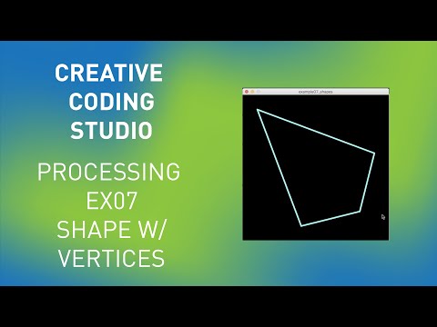 processing ex07 shape with vertices