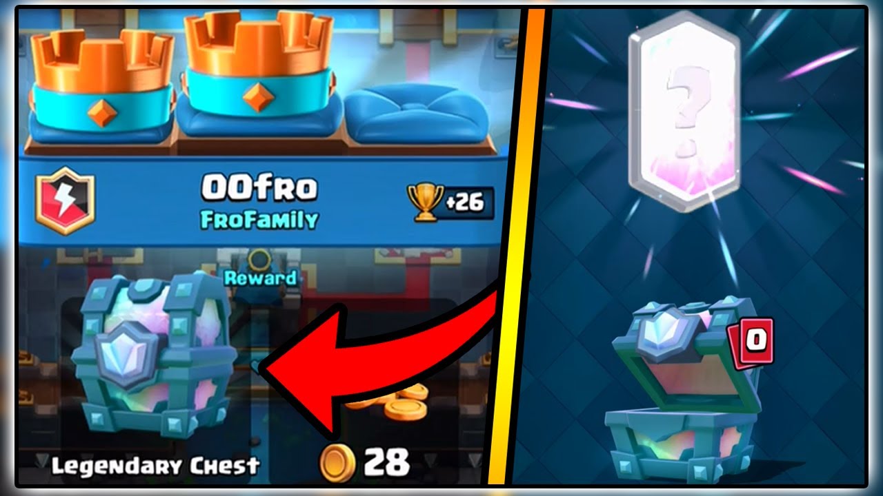FREE LEGENDARY CHEST IN CLASH ROYALE FREE LEGENDARY CARD! YouTube