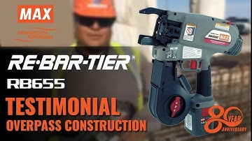 MAX USA Corp. - RebarTier® RB655 Testimonial