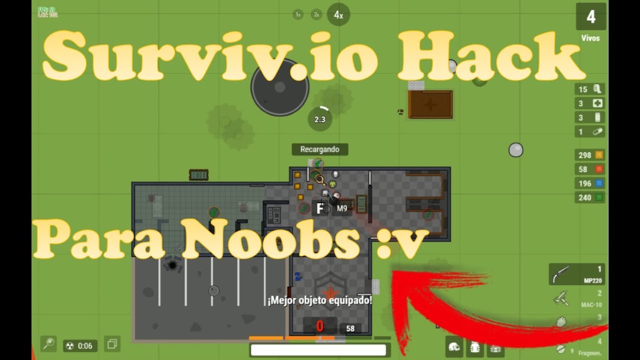 Hack Surviv Io Solo Para Nuis Noobs Entre Otros Youtube