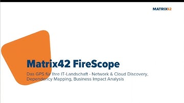 Matrix42 Produktvideo FireScope