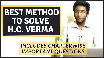 Best Method To Solve HC Verma | Important Questions