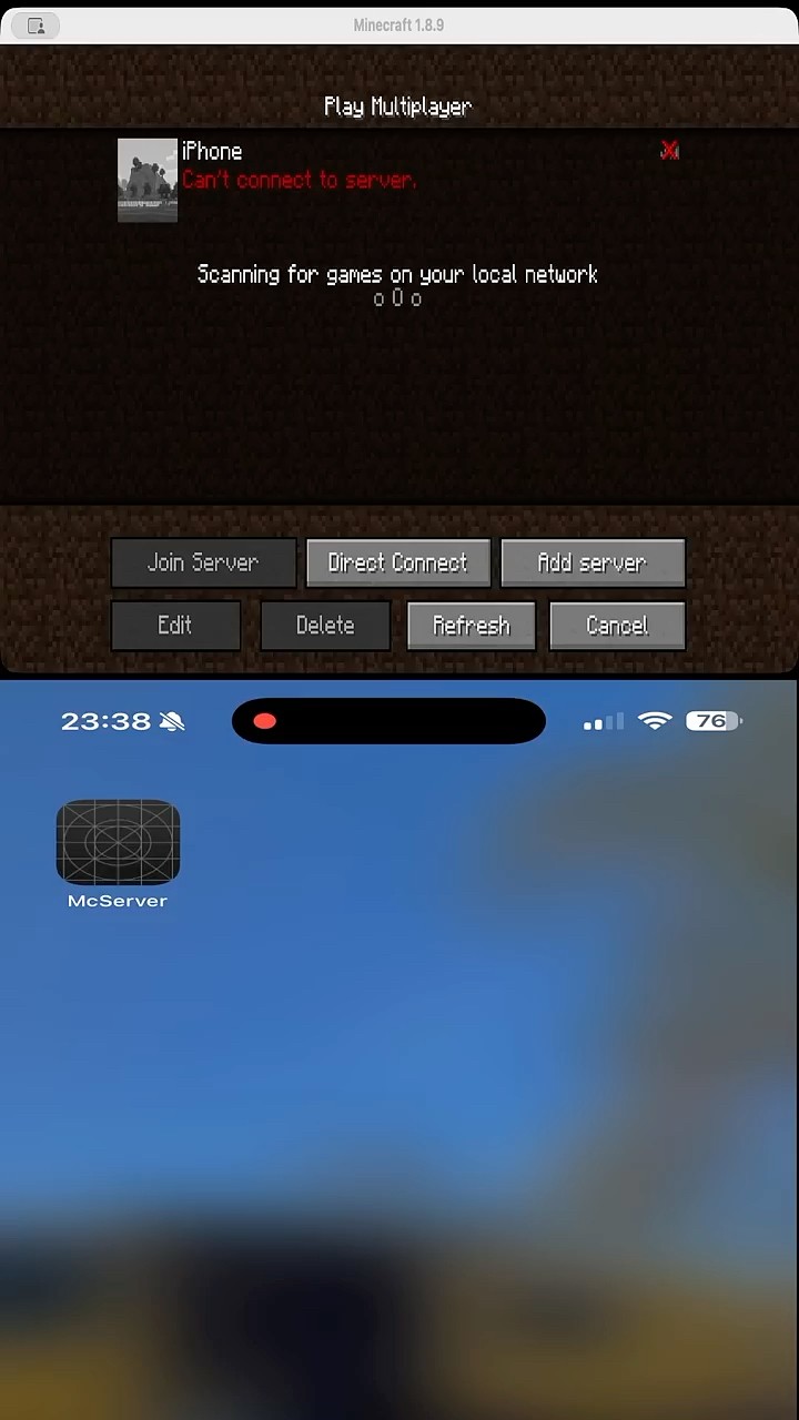 Thumbnail: I made a minecraft server on an iPhone