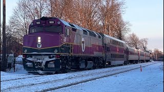 Railfanning the MBTA’s Lowell Line (January 2026)