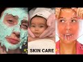 skincare routine tiktok compilation ✨face mask compilation ✨diy facial compilation✨satisfying videos