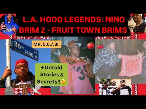 LA HOOD LEGENDS: LIL NINO BRIM - FRUIT TOWN BRIMS