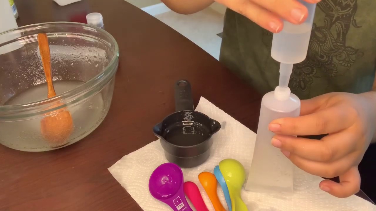DIY HAND SANITIZER (kill germs) YouTube