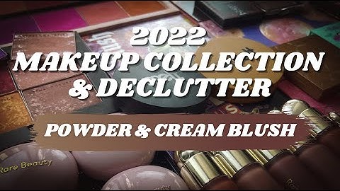 2022 Makeup Collection & Declutter | Blush
