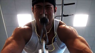 Andrew Vu 8 weeks out (part 2) Back Workout