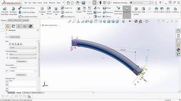 SOLIDWORKS CAD Instant 3D - Bending a Bar or Weldment