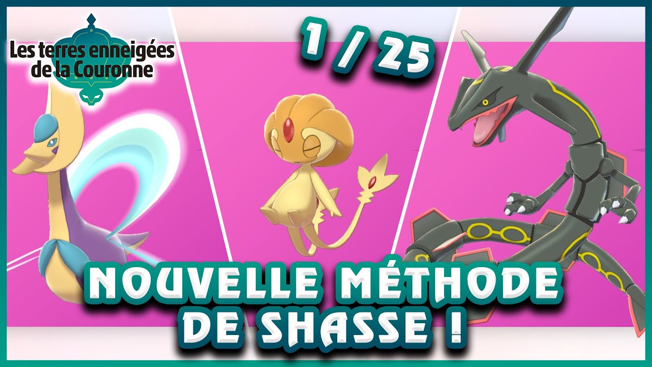 Avoir des SHINYS facilement (1 chance sur 25) dans Épée et Bouclier