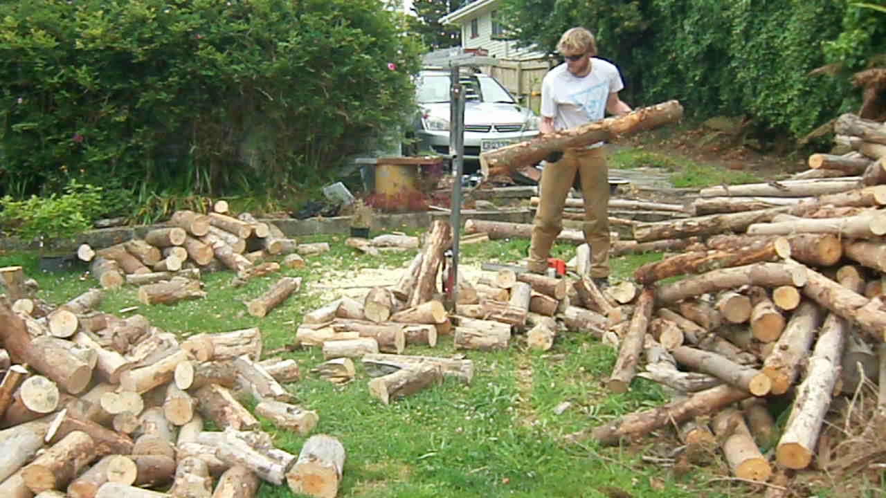Firewood Holding Jig YouTube