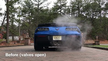 Stock C7 ZO6 Borla Xpipe Cold Start