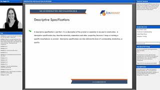What Is a Descriptive Specification in Architecture | Architect Registration Examination | ARE 5.0
