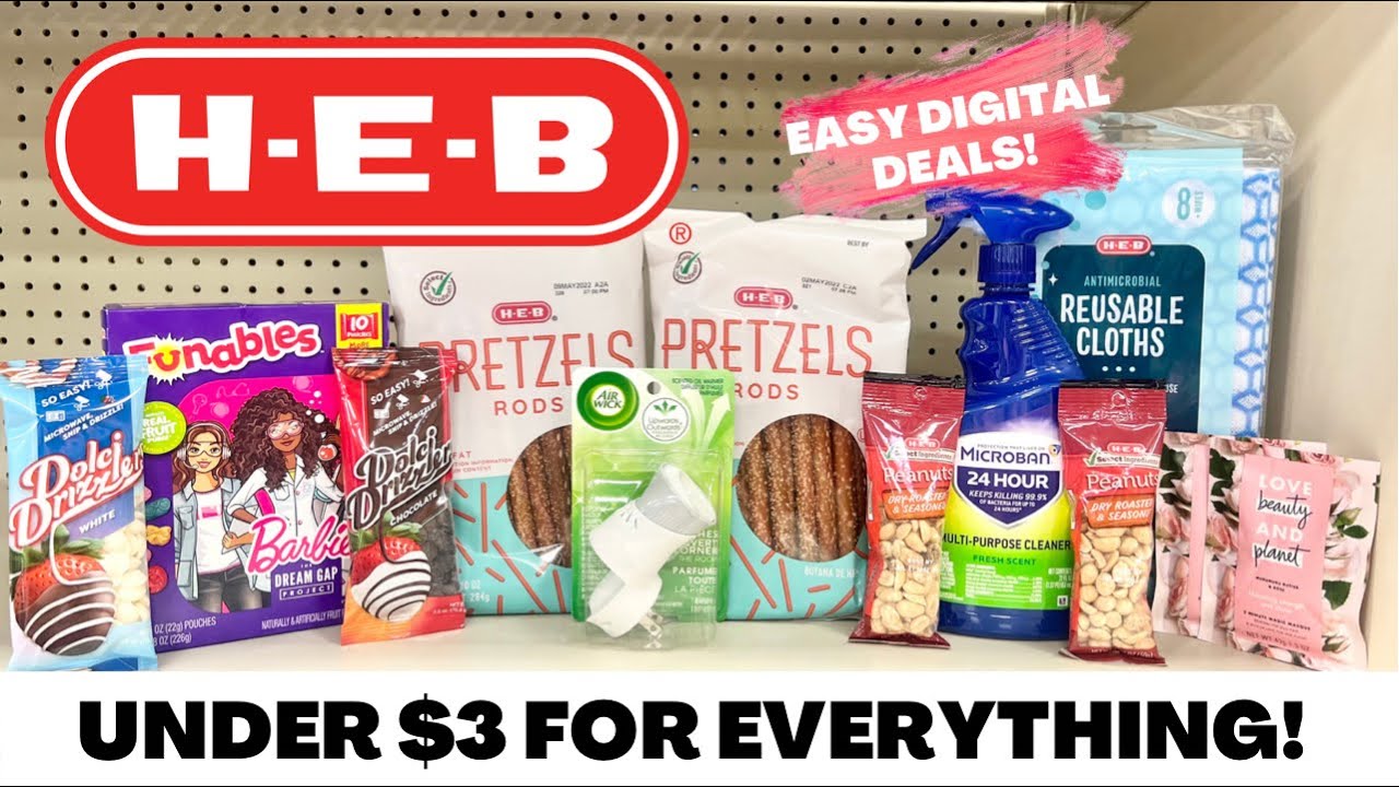 H-E-B Couponing | Under $3 For Everything!! | Easy Digital Deals! | 2/9 -  2/15