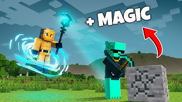 Minecraft Manhunt, but Hunters Mining Increases my MAGIC