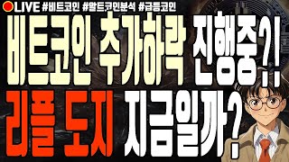 [실시간] 비트코인 추가하락 진행중?! 리플 도지코인 지금일까?! 알트레이어 포켓네트워크 썬더코어 월드코인 알트코인 폭락 6월 17일 저녁 라이브 비트코인 불장