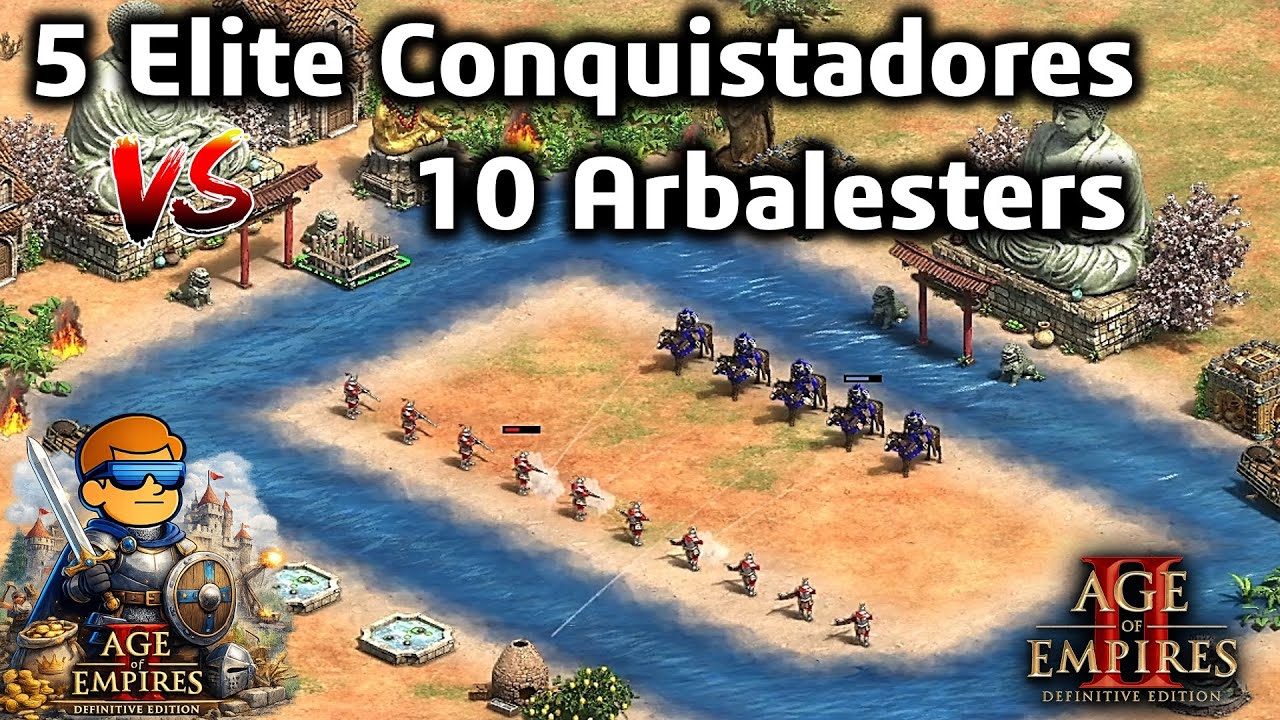 🏹 10 Arbalesters vs 5 Elite Conquistadors?! 💥 | AoE2 DE DOUBLE KO