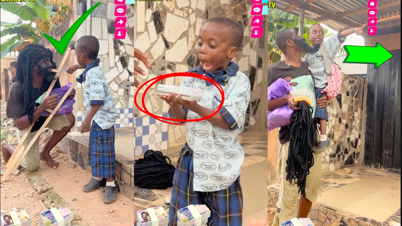 LITTLE KID WITH A GOLDEN HEART GOT AN UNEXPECTED REWARDED ❤️ #usa #mrbeast #kindness 