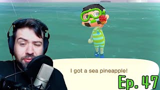 I FOUND A PINEAPPLE UNDER THE SEA • Animal Crossing New Horizons - Ep. 47