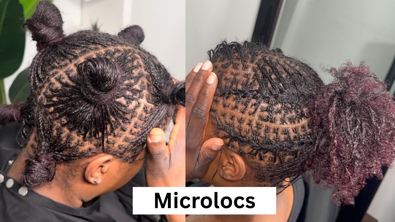 MICROLOCS INSTALLATION USING THE BRAIDING METHOD | OPAGLAMZ - YouTube