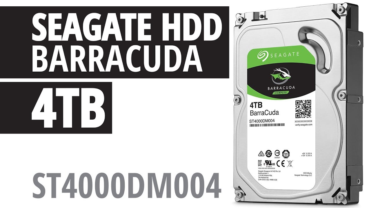 Seagate BarraCuda 4TB Unboxing + Speed Test Read/Write