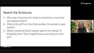 NCBC Sunday School 10/05/2025