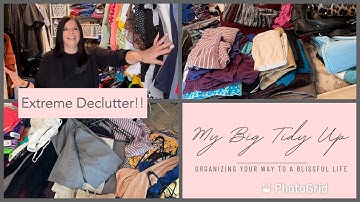 CLOSET DECLUTTER | CLOSET CLEAN OUT #minimize #organizing #minimalism #declutter #closetorganization