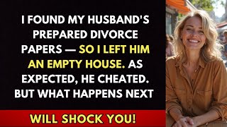 I Found My Husband's Prepared Divorce Papers—So I Left Him An Empty House. As Expected, He Cheated.