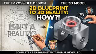 Learn Creo Parametric Part Modeling Exercise for Beginners PART 01