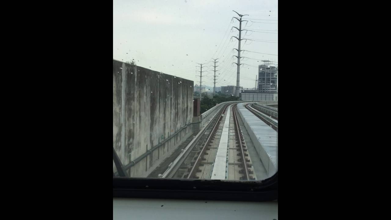 LRT Gombak - LRT Putra Height ride - YouTube