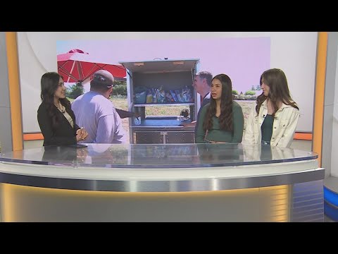 Carondelet High School students describe their farm worker rest stop project