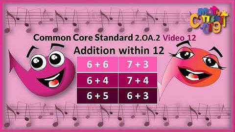 Common Core Standard 2 OA 2 Video 12