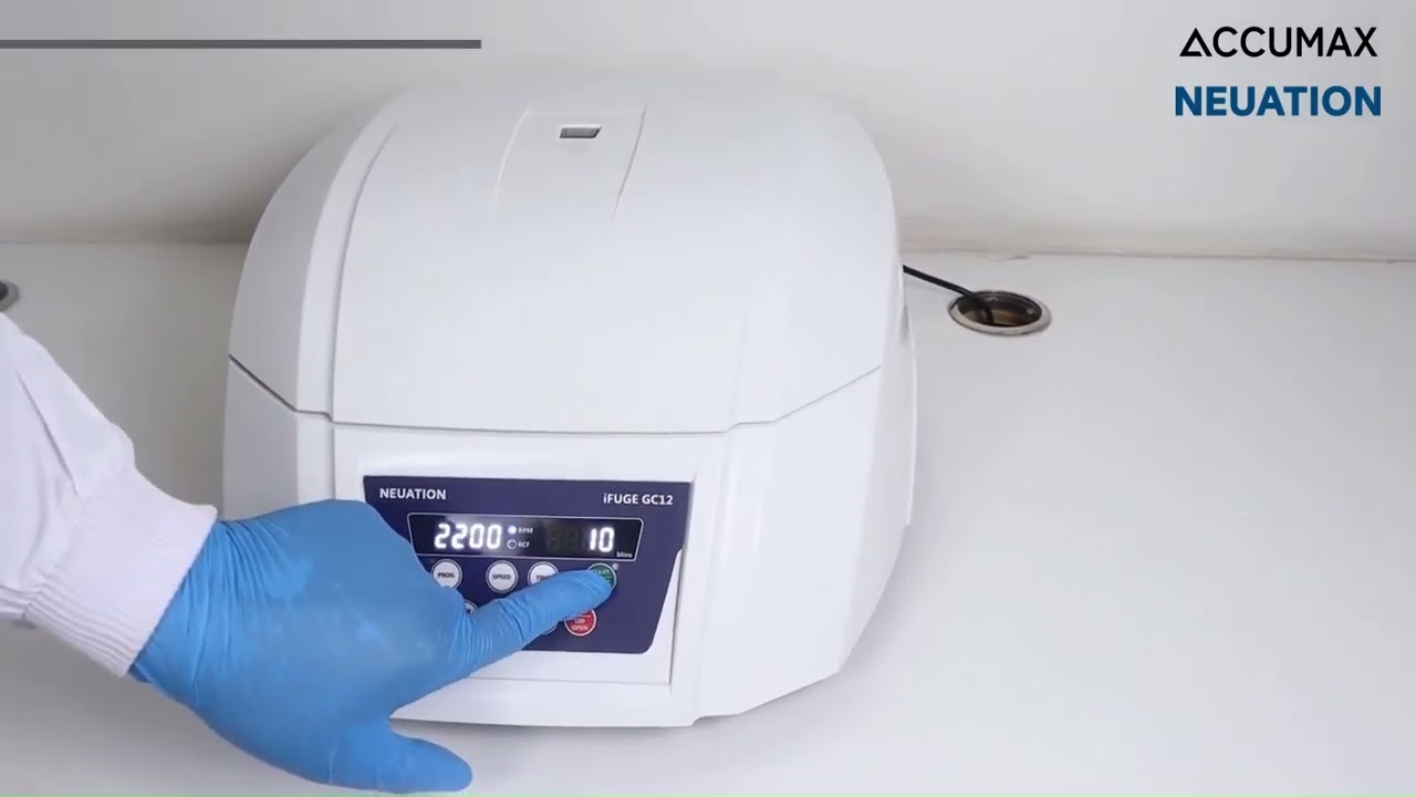 iFuge GC12 centrifuge for gel cards