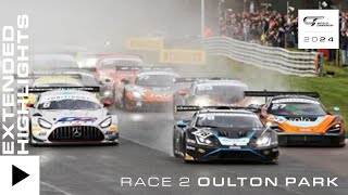 Race 2 | Extended Highlights | Oulton Park | 2024 British GT Championship